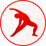 Dynamic stretching icon